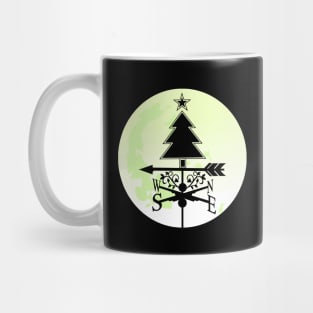 Christmas Tree Weathervane Mug